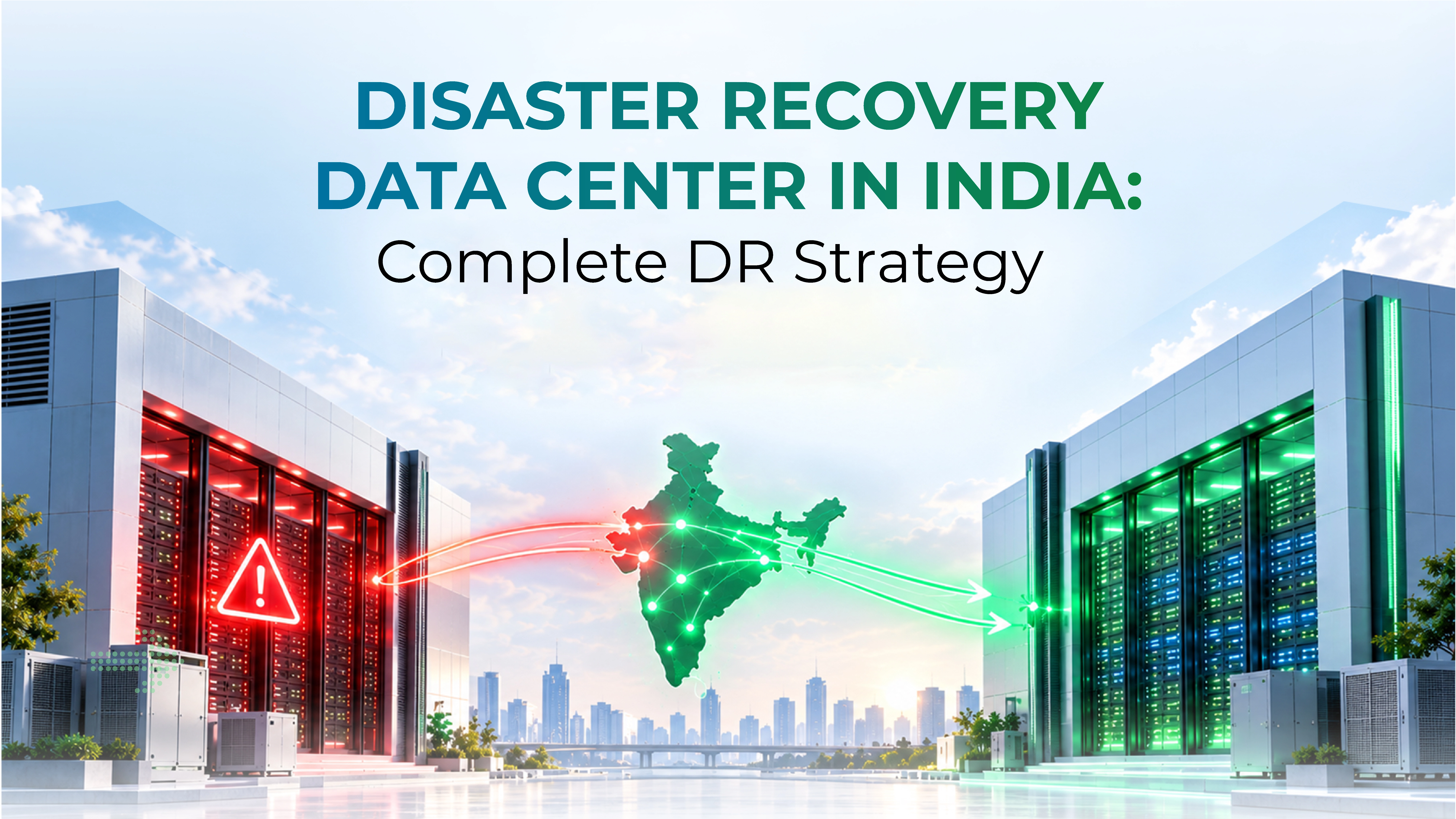 Disaster recovery data center infrastructure for business continuity